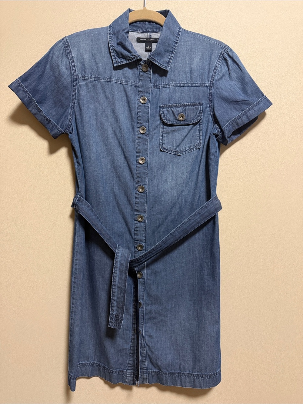 Banana Republic Denim Shirt Dress - Picture 2 of 7